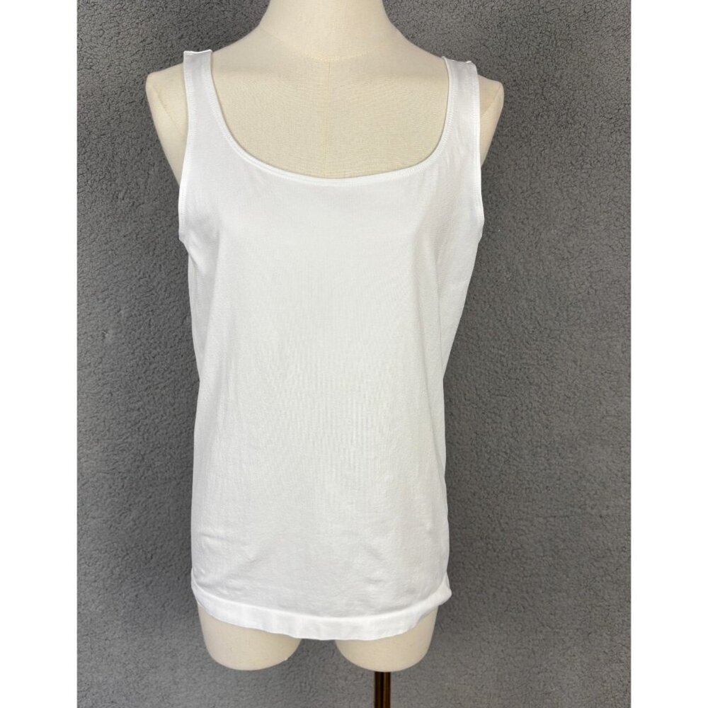 I.n.c. International Concepts Women's Seamless Layering Tank Top White Small NWT